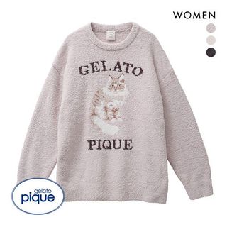 CAT&DOGジャガードプルオーバー gelato pique(ジェラートピケ）のサムネイル画像 1枚目