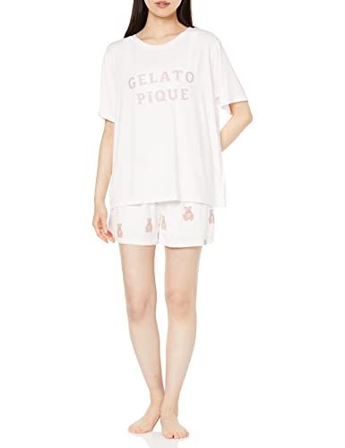 ロゴTシャツベア柄ショートパンツセット gelato pique(ジェラートピケ）のサムネイル画像 2枚目