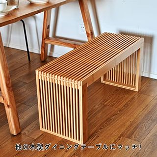 竹製ベンチの画像 3枚目