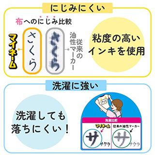 サクラ マイネームツイン 黒 サクラクレパスのサムネイル画像 4枚目