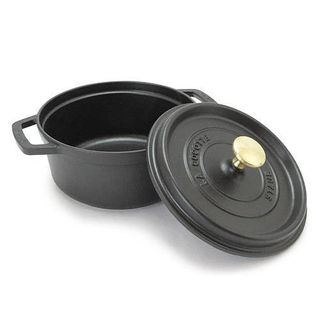 ピコ ココット ラウンド ブラック 18cm 40509-485 staub（ストウブ）のサムネイル画像 2枚目