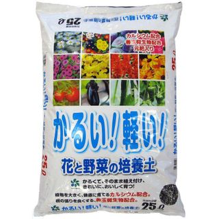 かるい! 軽い! 花と野菜の培養土 25L 自然応用科学のサムネイル画像 1枚目