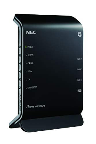 NEC 無線LAN WiFi ルーター ‎‎PA-WG1200HP3の画像