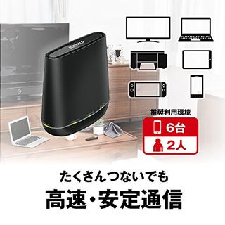 BUFFALO WiFi 無線LAN ルーター WCR-1166DS 11ac ac1200 866+300Mbps BUFFALOのサムネイル画像 2枚目