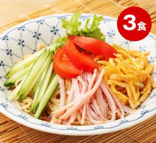 冷やし中華 3食レモン味スープ付  大阪王将のサムネイル画像 1枚目