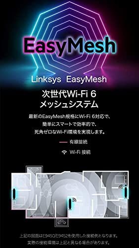 Linksys(リンクシス)E9450メッシュWiFi 6ルーター AX5400 Linksys（リンクシス）のサムネイル画像 2枚目