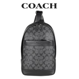 シグネチャー チャールズ パック ボディバッグ ワンショルダーバッグ F54787 CQ/BK(チャコール×ブラック) COACH（コーチ）のサムネイル画像 1枚目