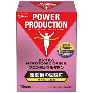 POWER PRODUCTION クエン酸&グルタミンドリンク 江崎グリコのサムネイル画像 1枚目