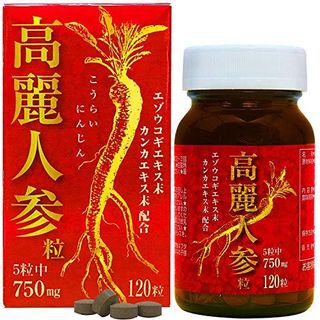 高麗人参粒 ユウキ製薬株式会社のサムネイル画像 1枚目