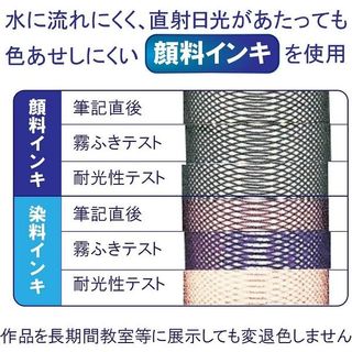 筆ペン かきかたフェルトペン 2本組 （細字・太字） FK-2SLの画像 2枚目