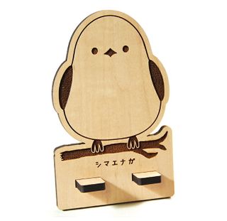 木製スマホスタンド シマエナガの画像 3枚目