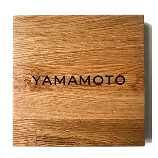 天然木のモダンデザイン表札 山本家具工芸のサムネイル画像 1枚目