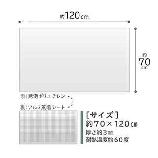 アルミ保温シート139-20の画像 2枚目