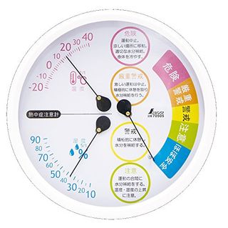 温湿度計 F-3L2 熱中症注意丸型 シンワ測定のサムネイル画像 1枚目