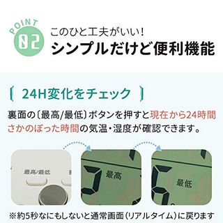 デジタル温湿度計 mitas（ミタス）のサムネイル画像 3枚目