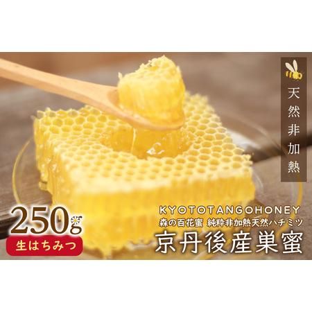 京丹後産巣蜜（250ｇ）KYOTOTANGOHONEY森の百花蜜 純粋非加熱天然ハチミツの画像