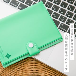 カードシールドケース ブック型クローバー柄 seiei（セイエイ）のサムネイル画像 2枚目