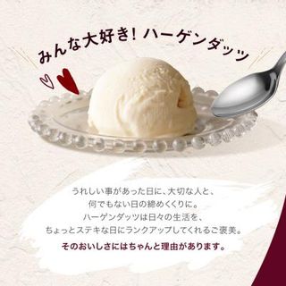 金と銀のスプーン同梱 ハーゲンダッツアイスクリーム アソート&ミニカップの画像 2枚目