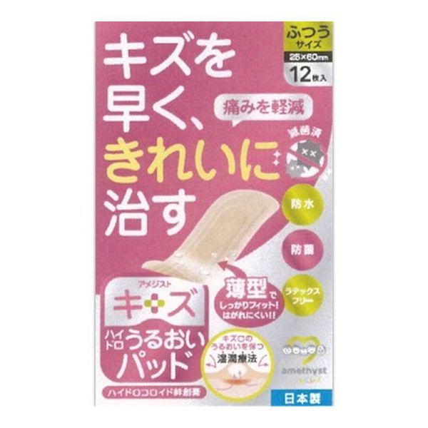 アメジスト キズうるおいパッド ふつうサイズ 12枚入 大衛のサムネイル画像 1枚目