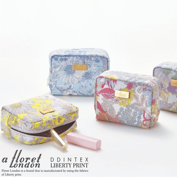 ETスクエアポーチ リバティプリントの画像