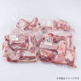 糸島華豚 スペアリブ 約2.4kg (600g×4P)の画像 2枚目