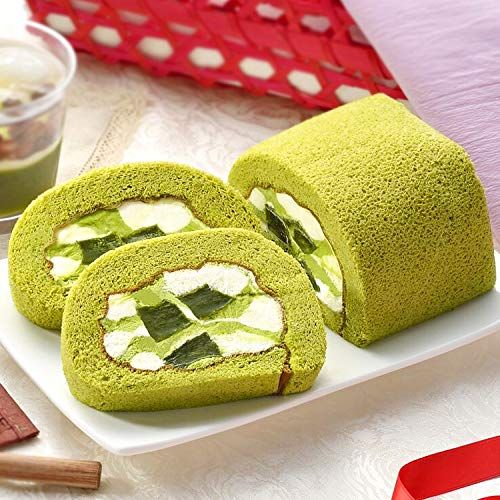 茶の雫ロールケーキの画像