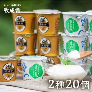 ヨーグルト 2種類 食べ比べ 盛沢山 20個 セット の画像 1枚目