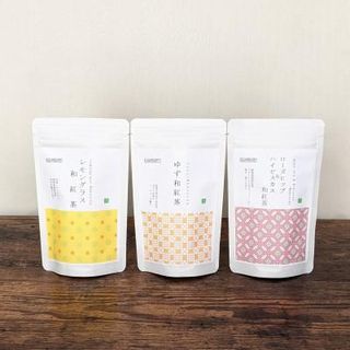 静岡茶フレーバーティー詰め合わせ3Bセット《和紅茶》 静岡県静岡市のサムネイル画像
