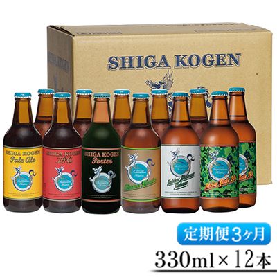 【3ヶ月定期便】志賀高原ビール12本セットの画像