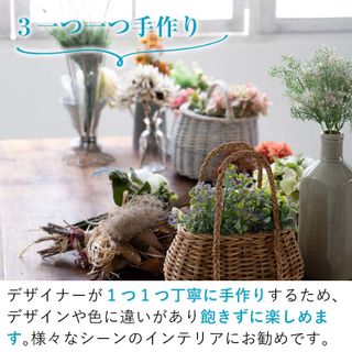 【枯れないお花】アーティフィシャルフラワーのブリキアレンジ 佐賀県唐津市のサムネイル画像 3枚目