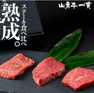 熟成飛騨牛 ステーキ 3種食べ比べ セット 山勇牛一貫のサムネイル画像