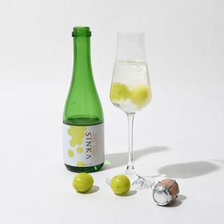 SINKA-真果- シャインマスカットスパークリングワイン 山梨県山梨市のサムネイル画像 4枚目