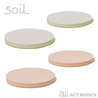 コースター ラージ サークル 同色2枚セット soil(ソイル)のサムネイル画像 1枚目