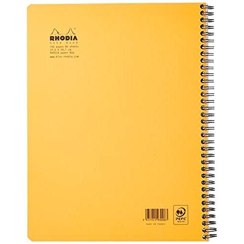 ダブルリングノート A4 クラシック 方眼罫 オレンジ RHODIA（ロディア）のサムネイル画像 3枚目