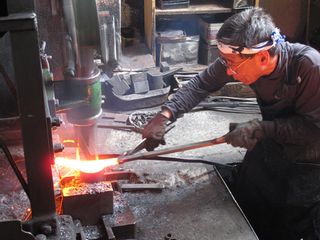 源泉正 白鋼本霞 9寸柳刃包丁(270mm)の画像 3枚目