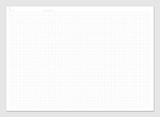 水平開きノート A4 方眼5mmの画像 3枚目