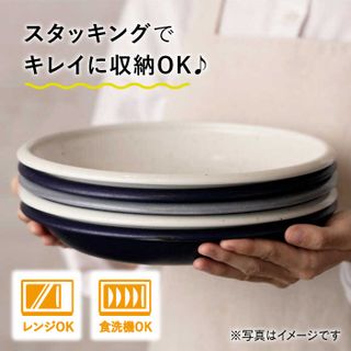 【美濃焼】[超軽量食器] Air MINO マルチ プレート 4枚 セット 岐阜県多治見市のサムネイル画像 3枚目