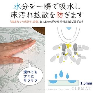 トイレマット CLEMAT 使い捨ての画像 3枚目