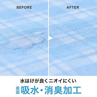 消臭 トイレマット ブルー 20枚入り 縦58×横54cm 使い捨てタイプ ダイセルミライズのサムネイル画像 3枚目