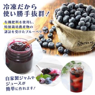 冷凍ブルーベリー 1kg 茨城県小美玉市のサムネイル画像 2枚目