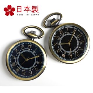 日本製 正統派懐中時計　ss-001bの画像 1枚目