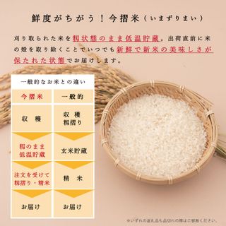 令和5年産新米 籾貯蔵今摺米きたくりん無洗米 11kg (5.5kg×2袋) 北海道当麻町のサムネイル画像 2枚目