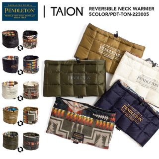 ペンドルトン x タイオン [限定コラボ]リバーシブル ダウン ネックウォーマー PENDLETON (ペンドルトン)のサムネイル画像 1枚目