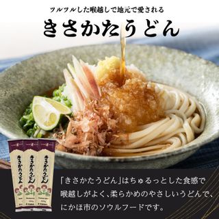 象潟（きさかた）うどん 220g×10束セットの画像 2枚目