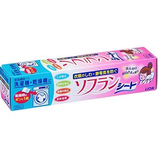 乾燥機用ソフラン 柔軟剤シート ほんのりお日さまの香り ライオン株式会社のサムネイル画像 1枚目