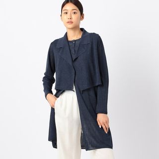 カーディガン 【洗える／３ＷＡＹ】ジレセットロングカーディガン Gabardine K.T（ギャバジン K.T）のサムネイル画像 2枚目