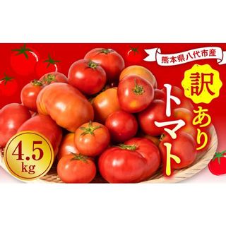 【訳あり】 八代市産 規格外トマト 4.5kgの画像 1枚目