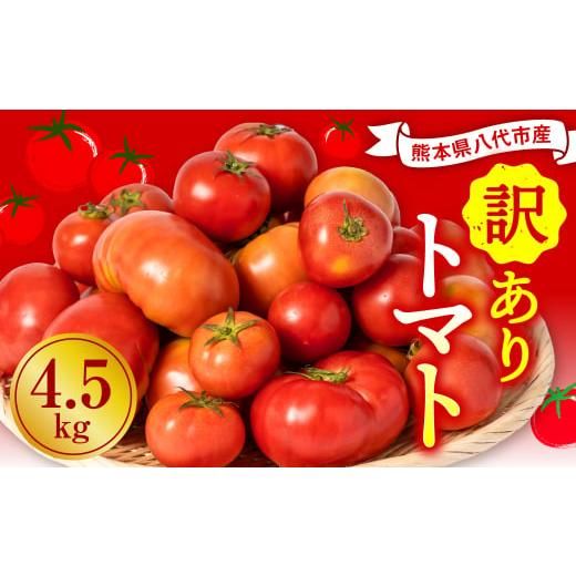 【訳あり】 八代市産 規格外トマト 4.5kgの画像
