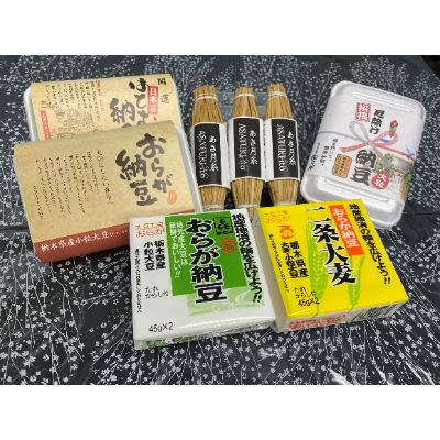 栃木県産納豆6種詰め合わせセットの画像