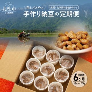 	【6カ月連続定期便】農薬・化学肥料不使用 手作り納豆 山梨県北杜市のサムネイル画像 1枚目